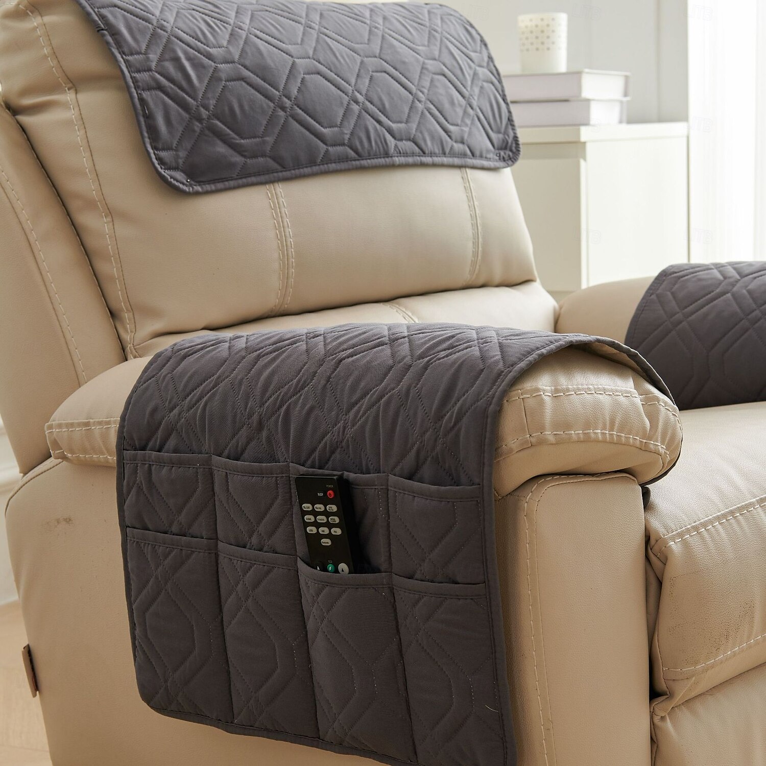 Housse d'accoudoir extensible et durable, housse de protection parfaite pour protéger et rafraîchir les accoudoirs d'un canapé, d'un canapé ou d'une chaise, ajoute du confort et prolonge la durée de de 2025 ? $47.99 –P5