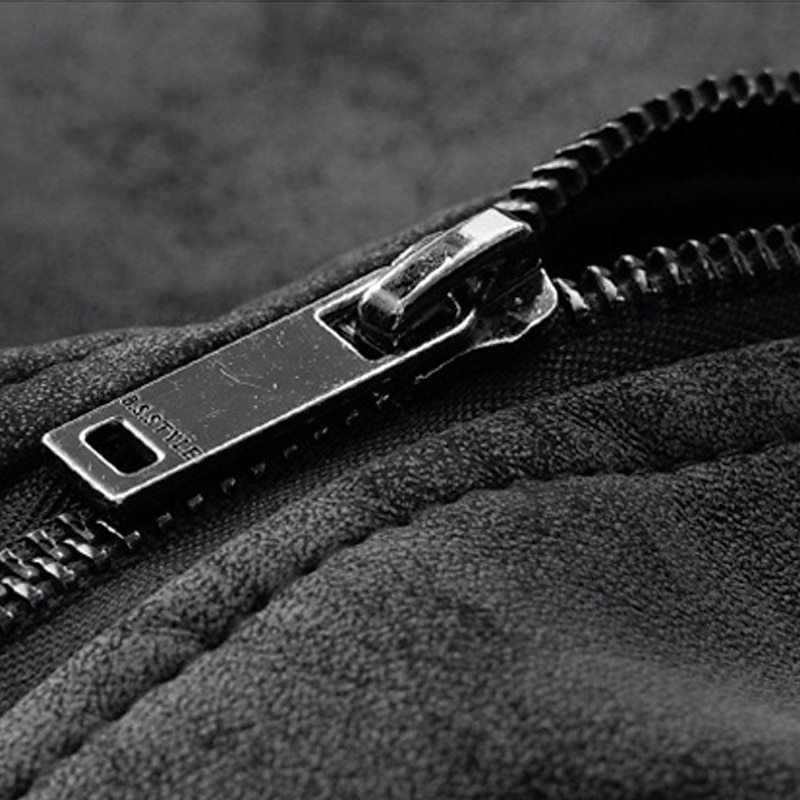 בגדי ריקוד גברים ז'קטים מעור מעיל פליס מעיל אופנוענים מעיל עור וינטג' יומי חופשה עמיד שמור על חום הגוף כיס סתיו חורף אחיד אופנתי קלסי עומד רגיל שחור חום תלתן Jackets 2025 - $55.99 –P8