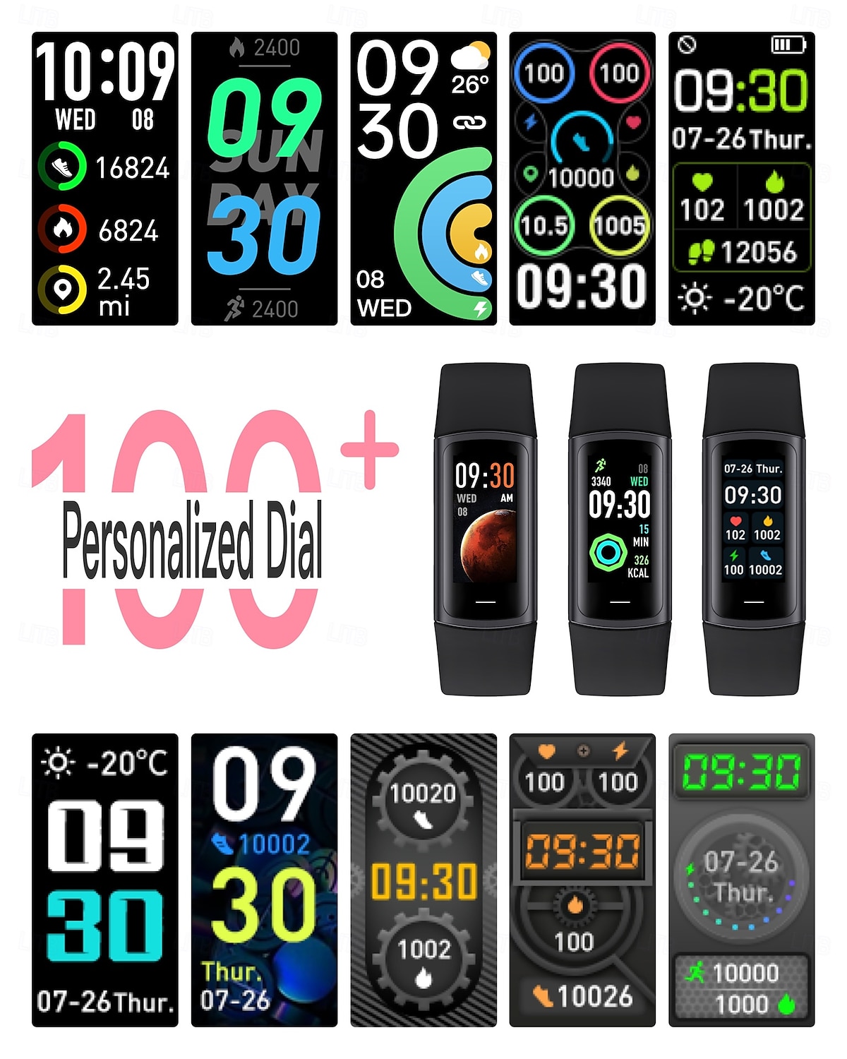C68L Smart Watch 1.49 inch Smartwatch Fitness Running Watch Bluetooth Pedometer Call Reminder Fitness Tracker Compatible with Android iOS Women Men Long Standby Hands-Free Calls Waterproof IP 67 38mm 2025 - $32.99 –P4