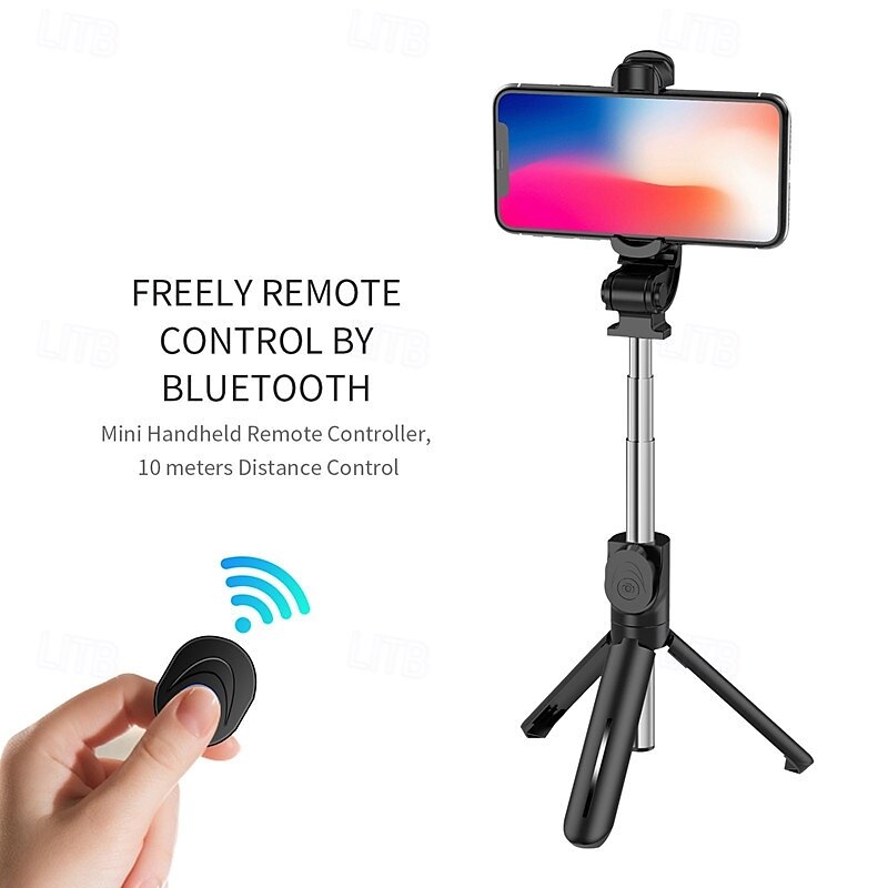 Палка для селфи Bluetooth С возможностью удлинения Максимальная длина 71 cm Назначение универсальный Android / iOS Универсальный 2025 - $404.49 –P1