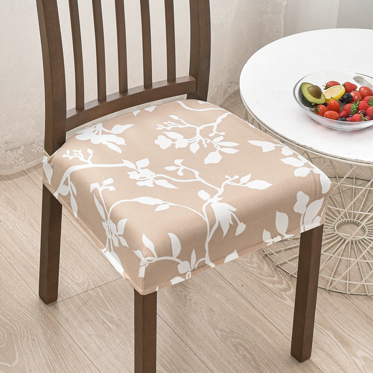 Set de huse pentru scaune elastice pentru scaune de sufragerie huse de scaune moi, detașabile, lavabile, pentru scaune de sufragerie, huse pentru scaune de sufragerie protector 2025 - $10.99 –P18