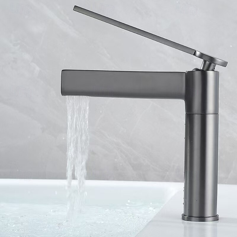 rubinetto per bagno rubinetto per lavabo in ottone spazzolato oro miscelatore rubinetto per lavabo rubinetto per lavabo maniglia singola rubinetto per lavabo caldo freddo del 2025 a $97.99 –P7