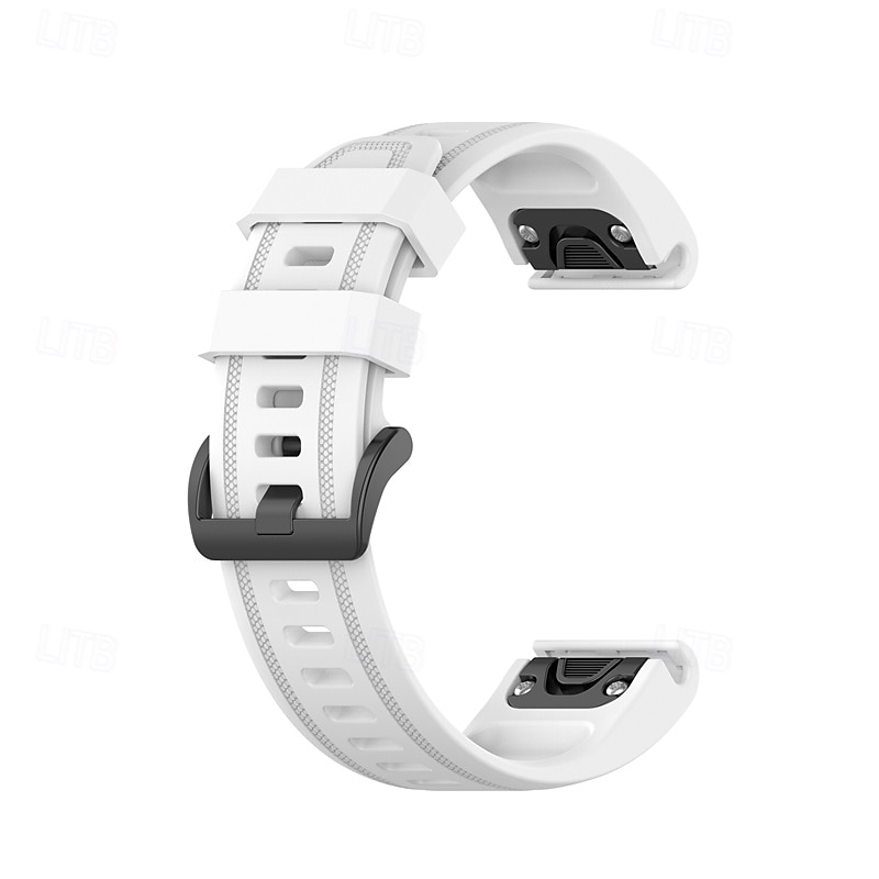 Óraszíj mert Garmin Fenix 8 43mm 7S Pro 6S 5S Plus Epix Pro 42mm Approach S70 42mm Instinct 2S Descent Mk2S D2 Delta S 20mm Szilikon Csere Szíj Állítható Sportszíj Karszalag 2025 - $13.99 -P4
