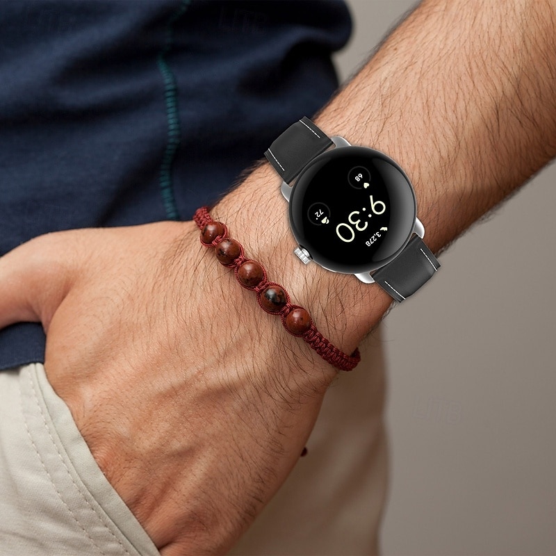Умный ремешок для часов Совместим с Google Pixel Watch Умные часы Ремень Регулируется Соло-петля Кожаный ремешок Замена Браслет 2025 - $24.99 –P4
