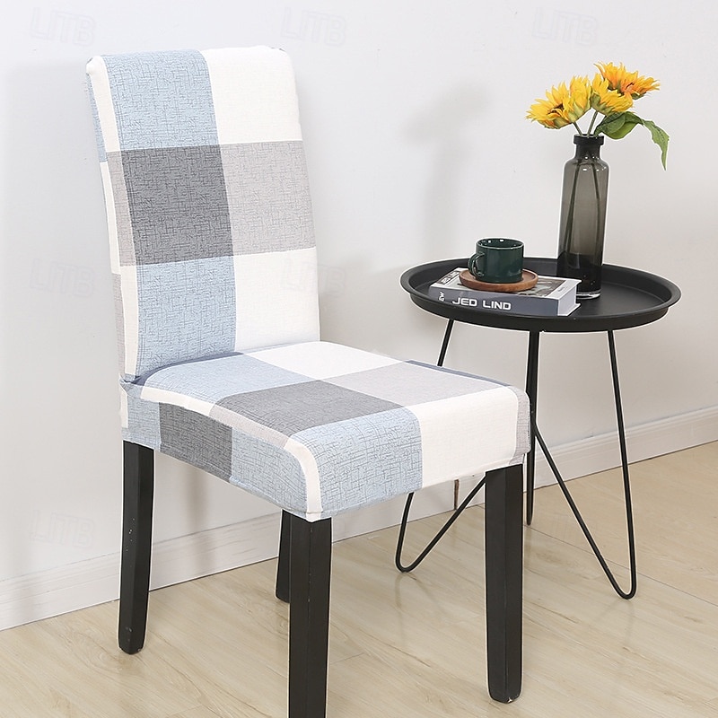 Funda elástica para silla de comedor, funda elástica y duradera para silla de comedor con respaldo alto, ideal para proteger y refrescar las sillas de comedor, agrega comodidad y estilo a la decoración de su comedor 2025 - $10.99 –P18