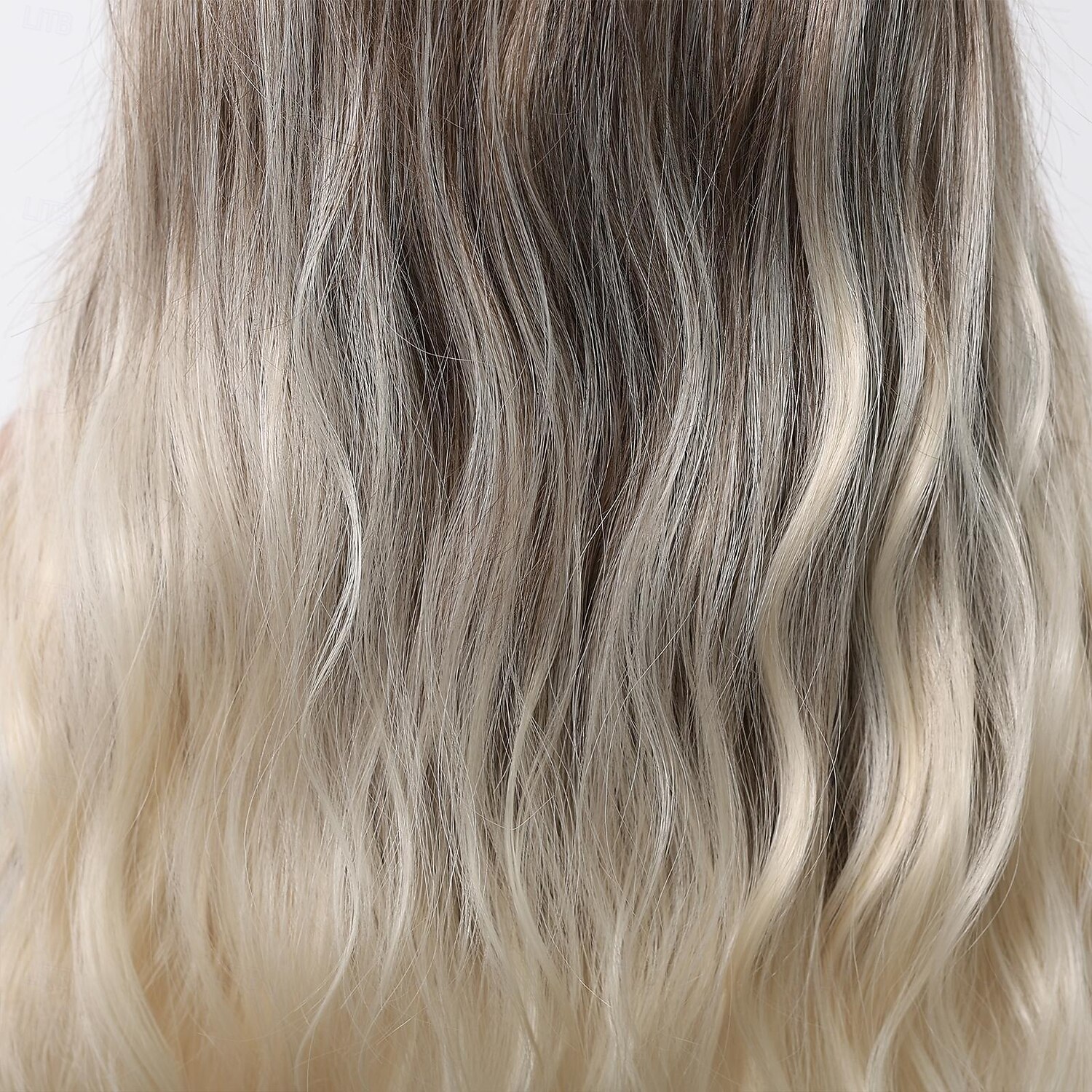 24 inch synthetische pruik damespruik blond lang golvend haar met pony mode dagelijks kerstfeest pruiken 2025 - $23.99 –P4