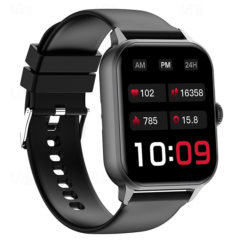 Reloj inteligente ZW36A (DAFIT) con pantalla táctil completa de 1,83" y codificador, resistente al agua, monitorización de la salud deportiva, oxígeno en sangre, presión arterial, frecuencia cardíaca 2025 - $33.99 –P4