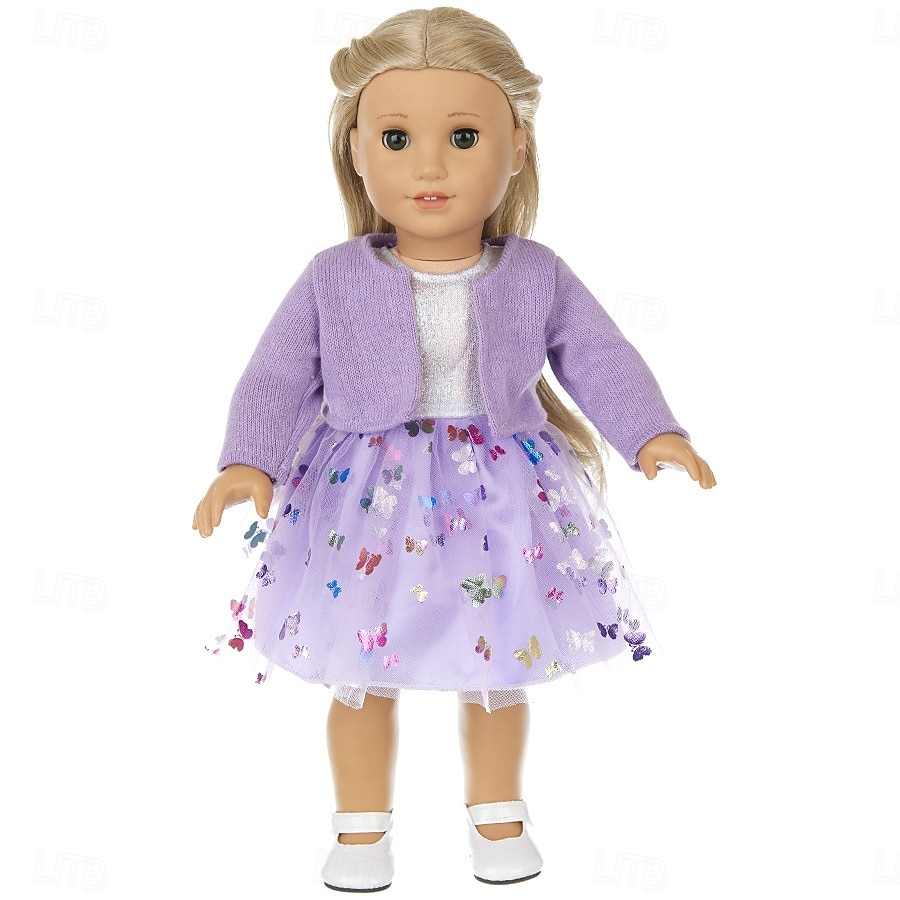 2 pcs American Doll Clothes Gift for 18 inch Doll Clothes and Accessories Including Coat and Dress(WITHOUT DOLL) Christmas Gift 2026 - $18.99 –P5