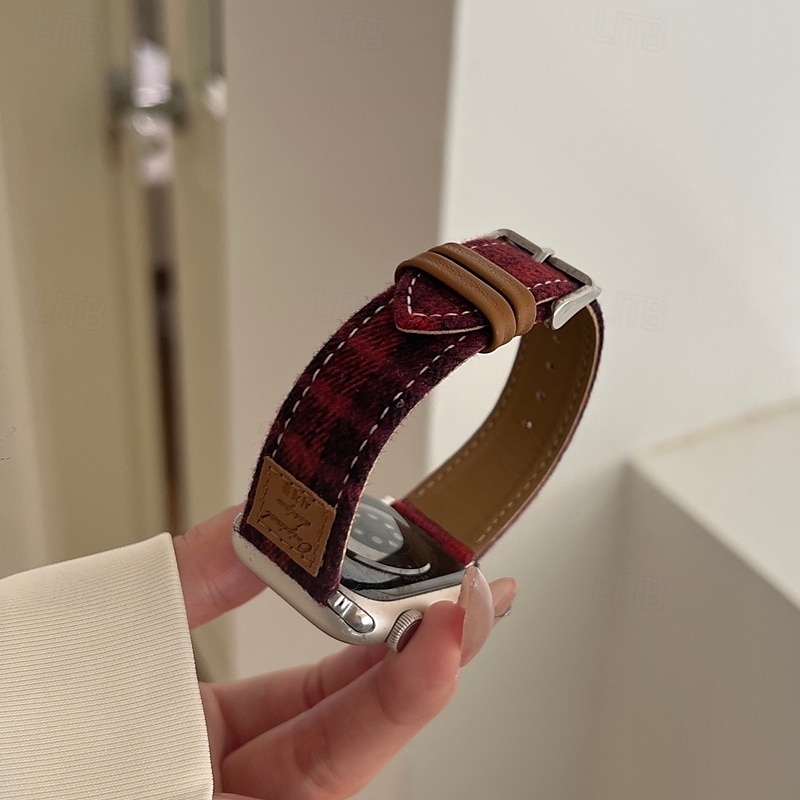 סולו לופ מותאם ל רצועת השעון של Apple Watch 38 מ"מ 40 מ"מ 41 מ"מ 42 מ"מ 44 מ"מ 45 מ"מ 49 מ"מ נשים מתכוונן דמוי עור רצועת שעון חלופית ל iwatch Ultra 2 Series 9 8 7 SE 6 5 4 3 2 1 2025 - $21.99 –P5