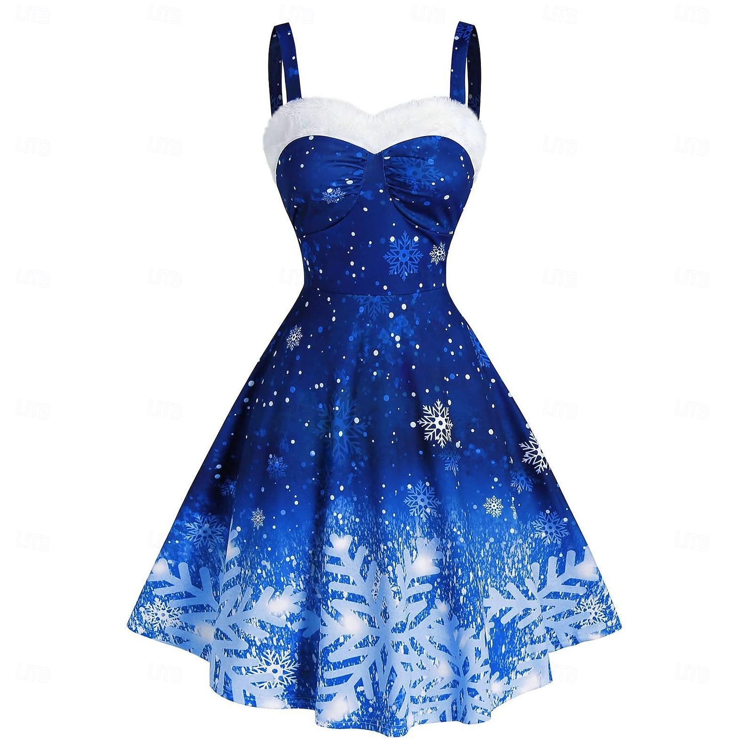 A-Linie Kleid Ausgefallenes Weihnachtskleid Weihnachten Damen Weihnachten Maskerade Heiligabend 1950s Erwachsene Party Weihnachten Silvester Kleid 2025 - $24.99 –P6
