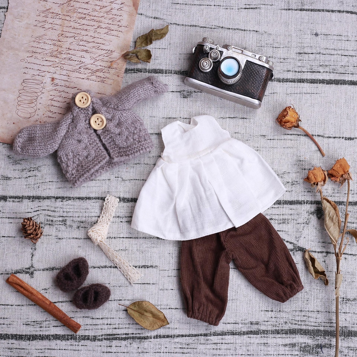 Handmade Waldorf Doll Clothes Set for 12 inch Doll Handmade Muppet Doll for Christmas Gifts 2026 - $25.99 –P5