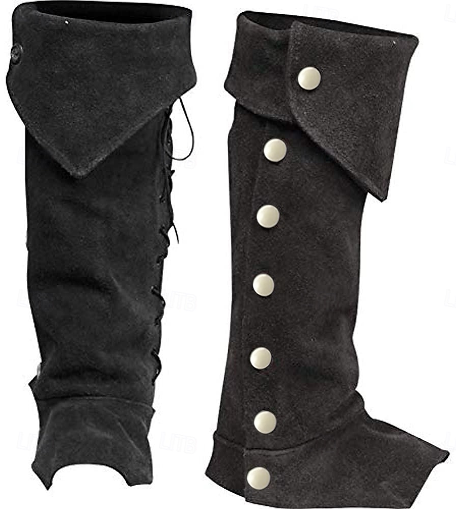 Retro Vintage Medieval Século XVII Traje Cosplay Polainas Capas para botas Feira Ren Pirata Guerreiro Cavalheiro Homens Mulheres Unisexo Pirata Fantasia Dia Das Bruxas Carnaval Baile de Máscaras de 2025 por $27.99 –P2