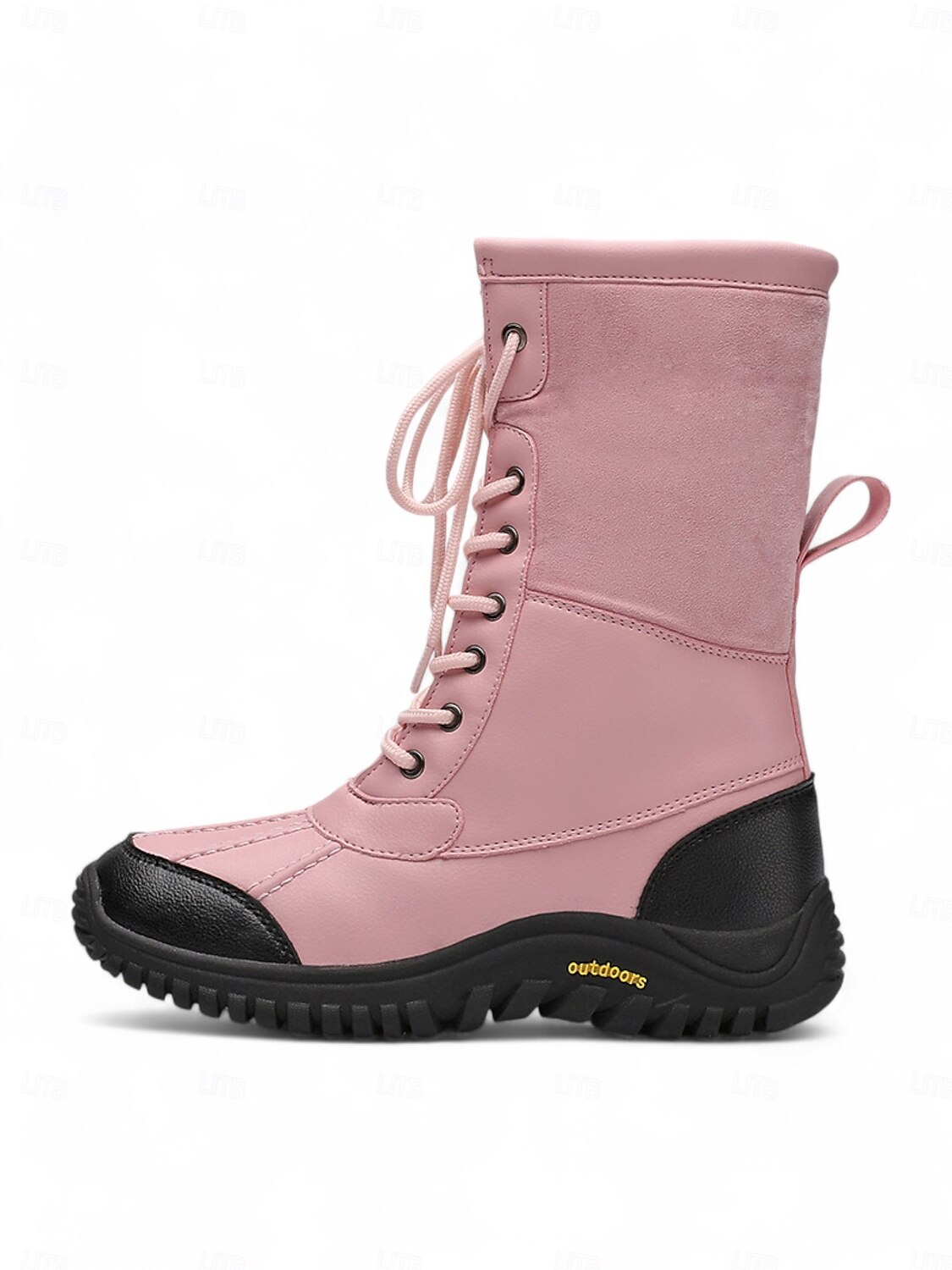 bottes de neige à lacets d'hiver pour femmes - bottes isolées imperméables doublées de fausse fourrure pour les aventures en plein air de 2025 ? $59.99 –P5