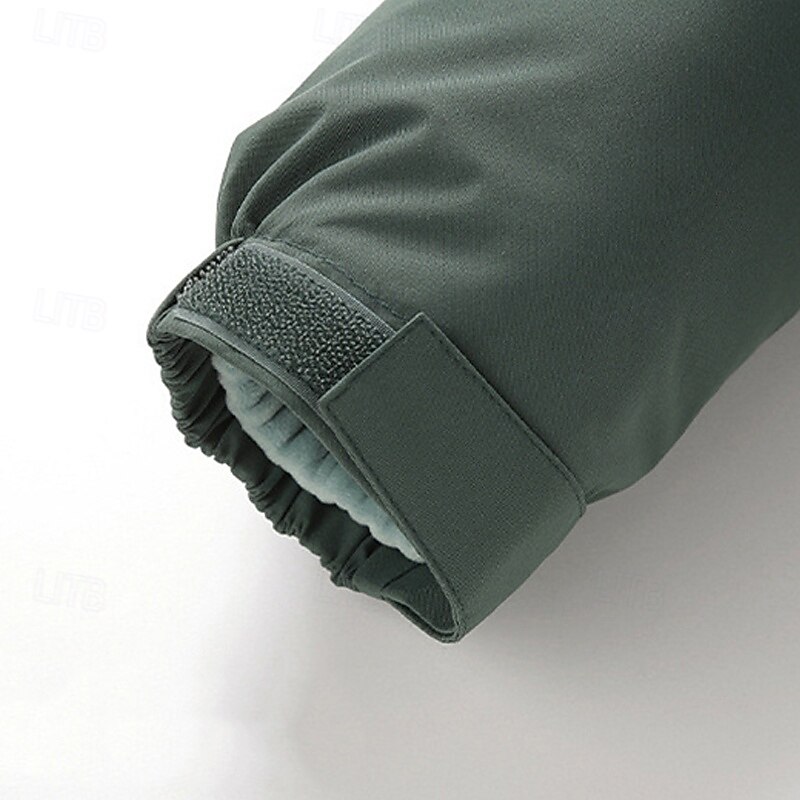 Per donna Giacca Softshell Giubbino da escursione Inverno All'aperto Tenere al caldo Fodera di vello Antivento Resistente all'acqua Giacca 3 in 1 Giacche in pile Giacca a vento Viaggi Nero Avorio del 2025 a $66.99 –P9