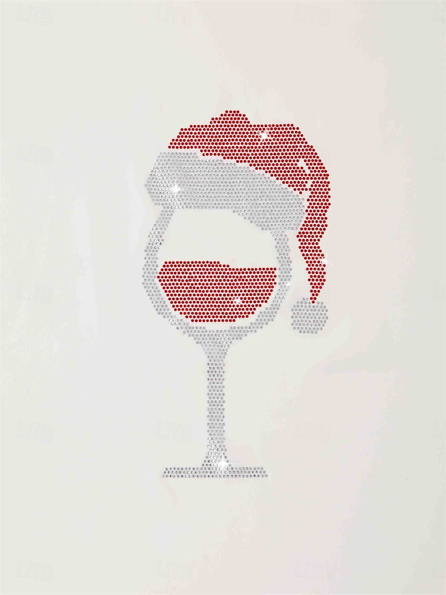 camicetta da donna scollo a V manica lunga trasparente ricamata festa bicchiere di vino grafico paillettes bianco vestibilità comoda elegante abito da sera del 2025 a $19.99 –P8