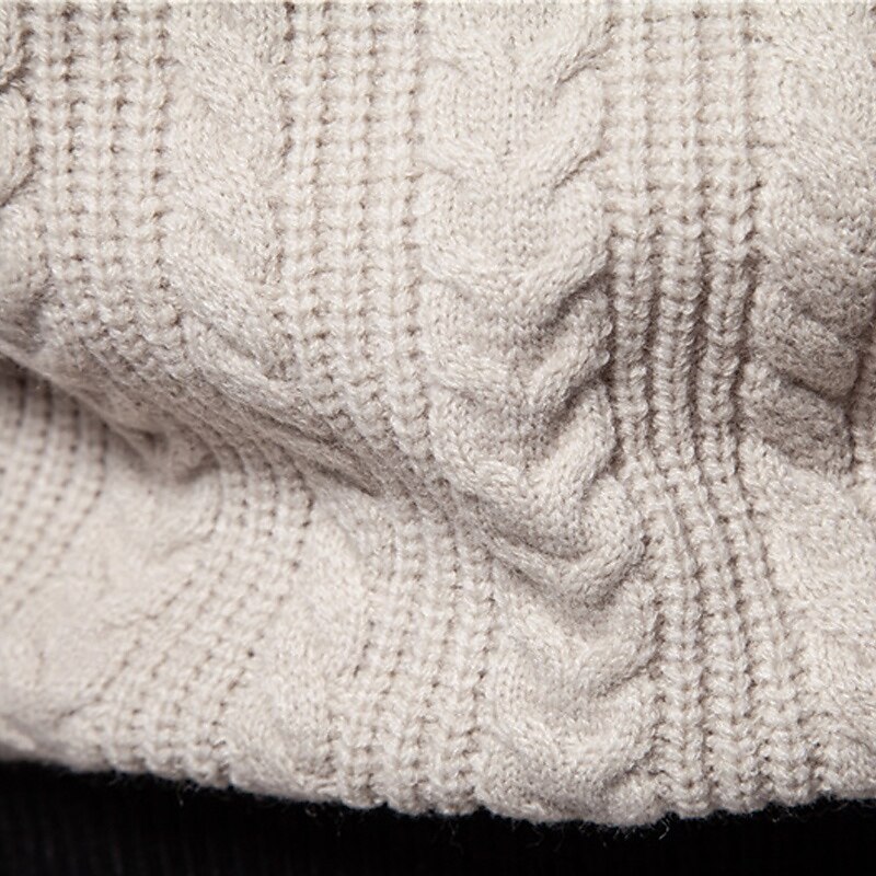 Men's Pullover Sweater Jumper Knit Sweater Fair Isle Pullover Sweater Ribbed Cable Knit Regular Knitted Color Block Crew Neck Fashion Basic Daily Wear Date Clothing Apparel Fall & Winter Black White 2025 - $42.99 –P14