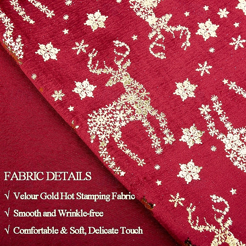 Homens Calças de Natal Social Calça larga Calças Botões Bolsos Veado Conforto Formal Natal O negócio Moda Estilo Clássico Vermelho Micro-Elástica de 2025 por $43.99 –P2