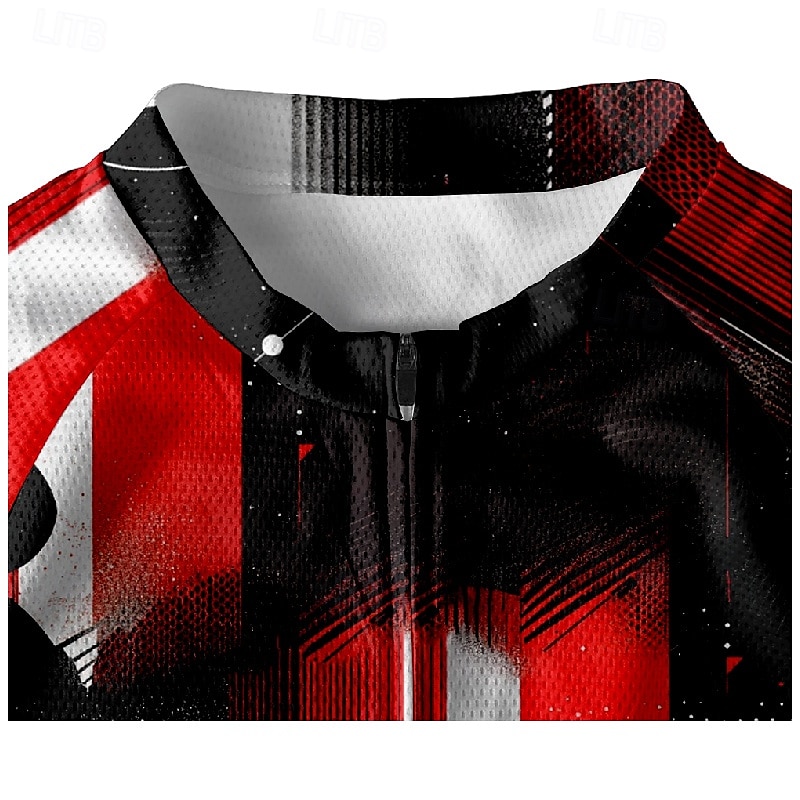 Homme Maillot Velo Cyclisme Manche Courte Cyclisme Tee-shirt Maillot avec 3 poches arrière VTT Vélo tout terrain Respirable Séchage rapide Conception anatomique Mèche Rouge vin Rouge Bleu Bloc de de 2025 ? $28.99 –P13