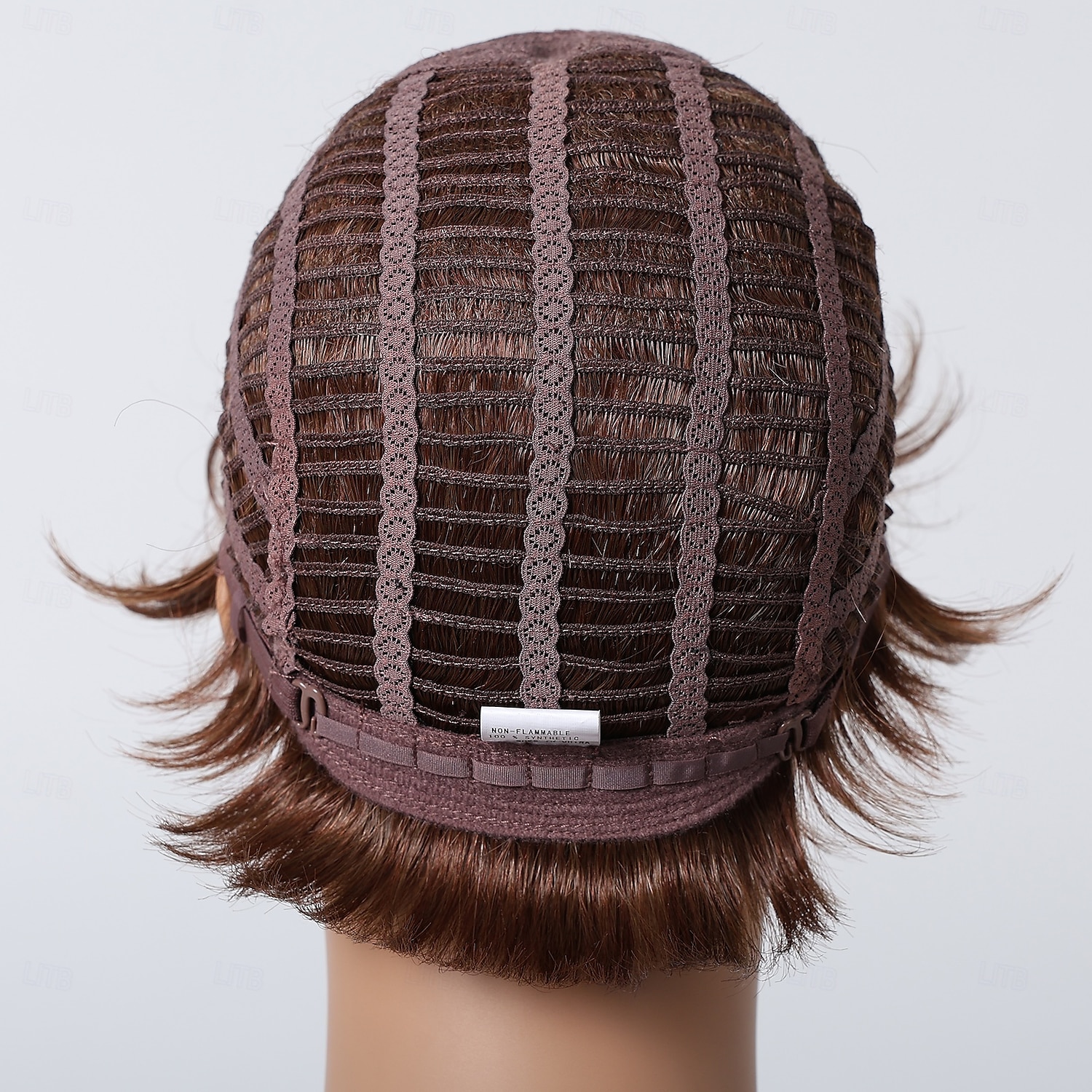 Menselijk haarmengsel Pruik Kort Recht Natuurlijk recht Bobkapsel Pixie-kapsel Zijdeel Gelaagd kapsel Donkerbruin Cosplay Krultang en stijltang Natuurlijke haarlijn Zonder kap Birmees haar Dames 2025 - $65.99 –P5
