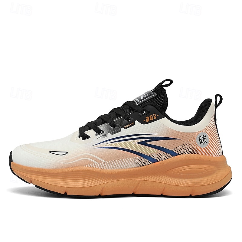 løpesneakers med varmt fôr for menn, lette, polstrede atletiske sko med snøredesign for vintersport utendørs og daglig bruk 2025 - $46.99 –P2