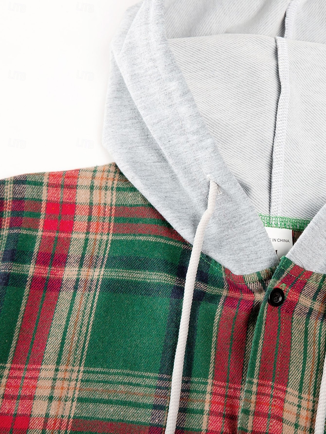 Men's Shirt Flannel Shirt Overshirt Christmas Shirt Black Green Coffee Long Sleeve Plaid Hooded Outdoor Street Clothing Apparel Fashion Casual Comfortable 2026 - $26.99 –P2