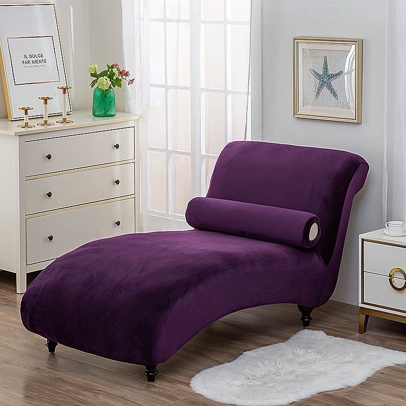 housse de chaise longue en velours housse de luxe pour salon housse de chaise longue d'intérieur extensible ultra douce lavable en machine de 2025 ? $39.99 –P8