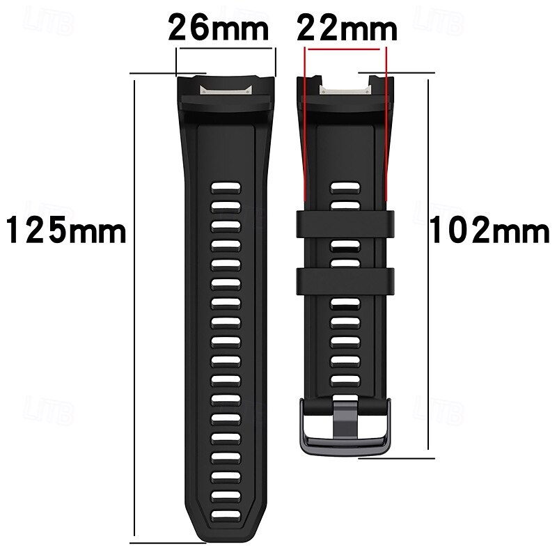 Watch Band for Garmin Instinct 2X Silicone Replacement Strap Adjustable Sport Band Wristband 2025 - $14.99 –P7