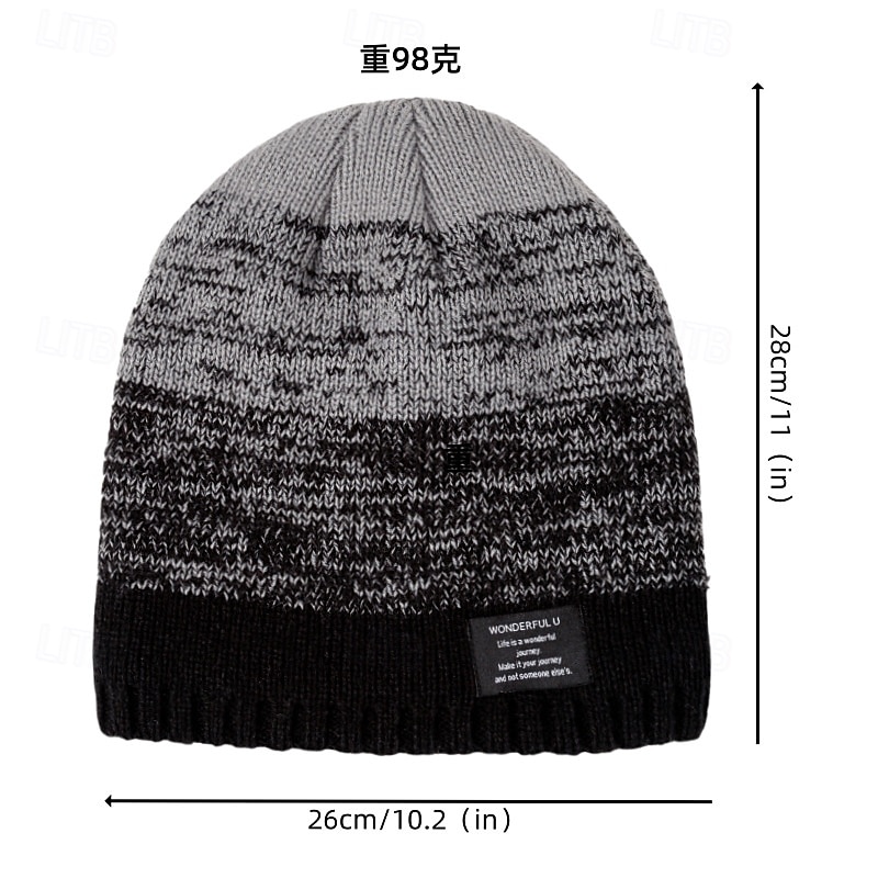 Per uomo Unisex Cappello a cuffia Cappelli invernali Berretti 骷髅头毛线帽 Cappello lavorato a maglia Rosso Kaki Fibra acrilica Lavorato a maglia Accogliente Da tutti i giorni Per uscire Color Block Caldo del 2025 a $8.99 –P3