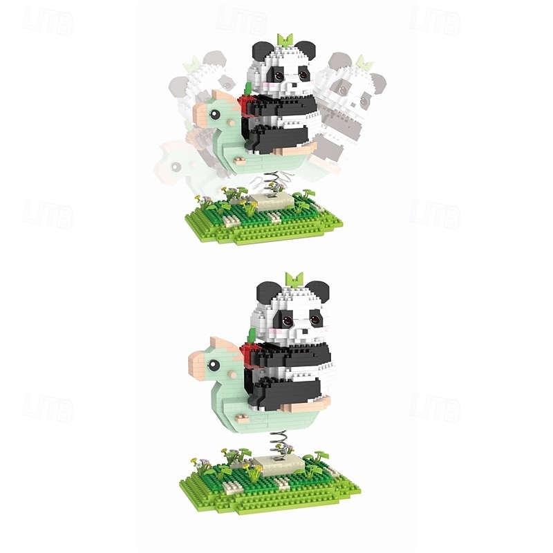 aranyos panda mini építőkockák készletek cuki táskákhoz mikro mini építőjáték téglák felnőtteknek bulik gyerekeknek fiúk lányok 12-14 2025 - $27.99 –P7