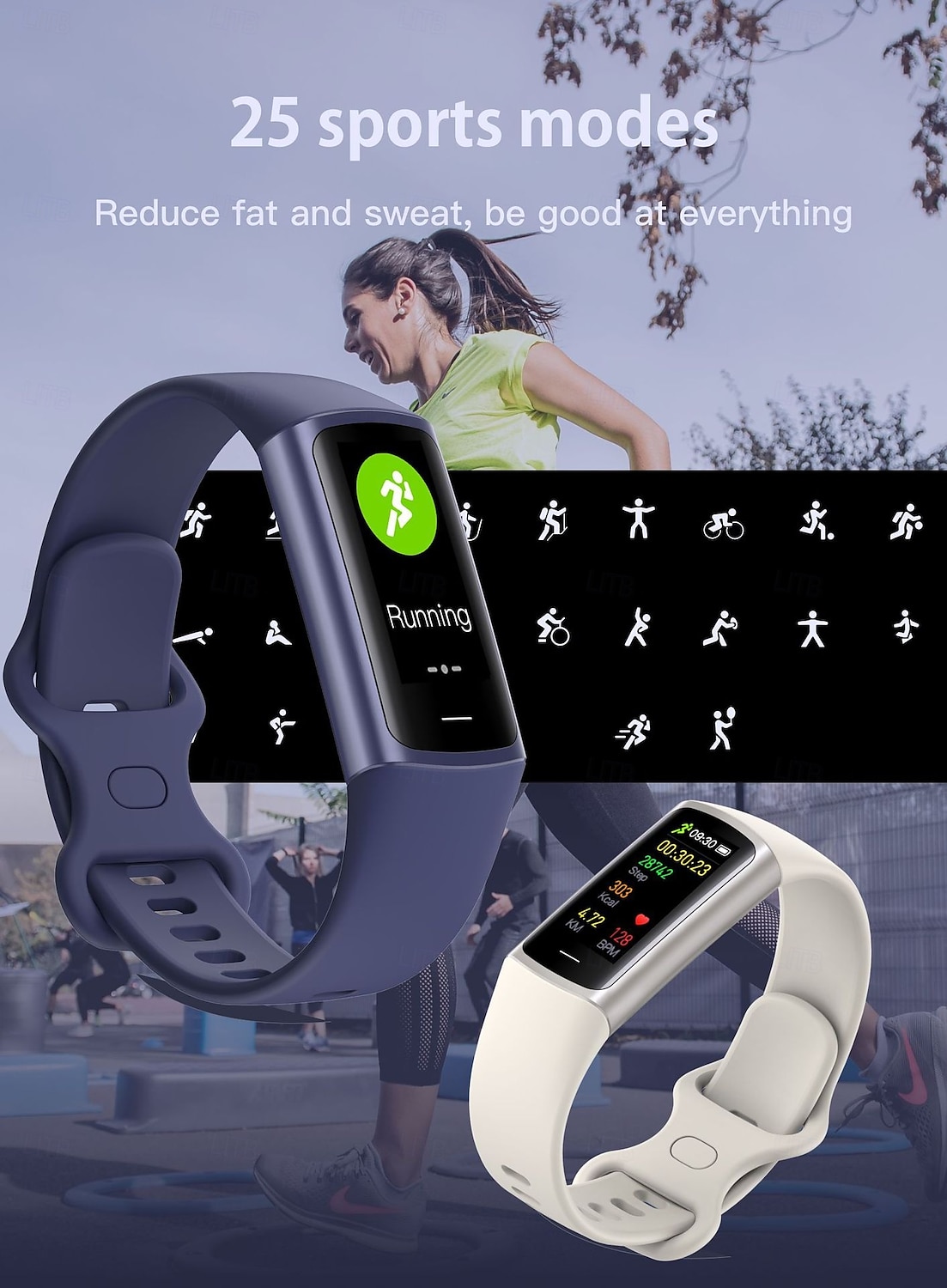 C68L Smart Watch 1.49 inch Smartwatch Fitness Running Watch Bluetooth Pedometer Call Reminder Fitness Tracker Compatible with Android iOS Women Men Long Standby Hands-Free Calls Waterproof IP 67 38mm 2025 - $32.99 –P6