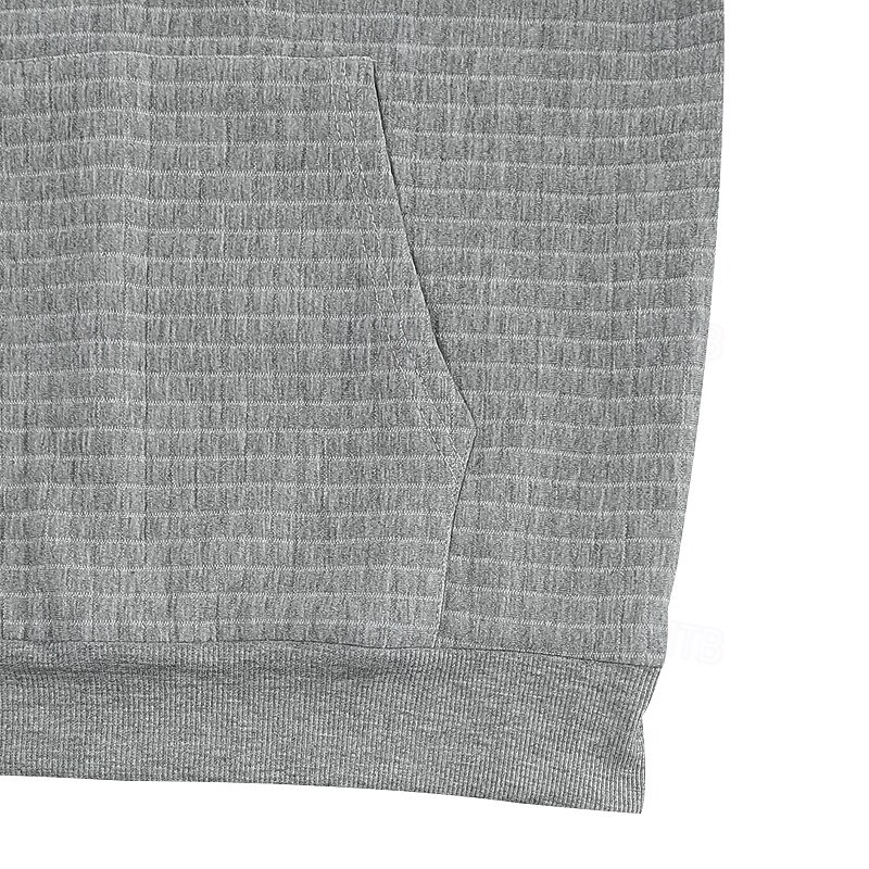 Per uomo Maglia Felpa con zip corta Nero Bianco Blu marino Grigio chiaro Grigio scuro Mezza zip Blocco di colori Tasca Frontale Testurizzato Sport & Outdoor Quotidiano Ferie Poliestere Streetwear del 2025 a $28.99 –P6
