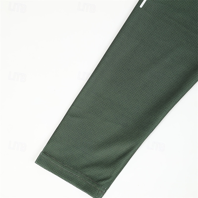 Férfi Grafika Križ Jézus Henley ing Gofris póló Hosszú ujj 3D nyomtatás Dizájn Egyszerű Alkalmi Szabadtéri sport Szabadság Fesztivál Tavasz & Ősz Fekete Fehér Barna Lóhere Henley Henley póló 2025 - $23.99 –P9