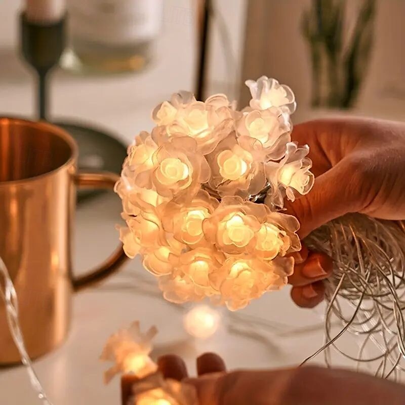 Luzes de corda de fada rosa amor coração em forma de luzes de fada 1.5 10led 3m 20led alimentado por bateria luzes dente-de-leão natal casamento aniversário aniversário dia dos namorados casa quarto de 2025 por $9.49 –P10