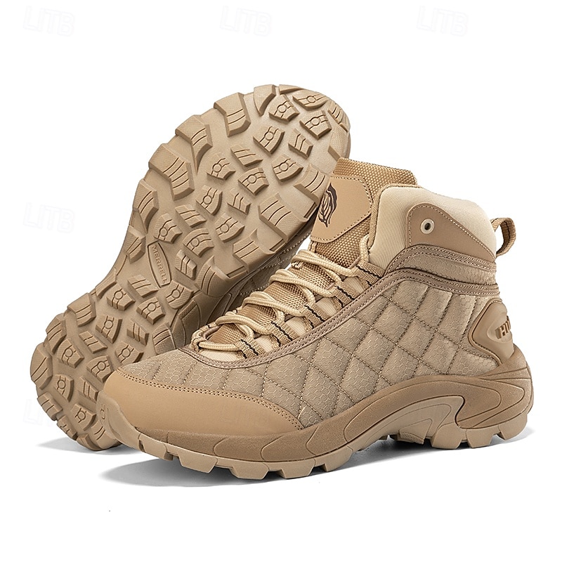 Botas de senderismo acolchadas para hombre: ligeras, impermeables, suela antideslizante, diseño de caña alta, ideales para aventuras al aire libre. 2025 - $59.99 –P1
