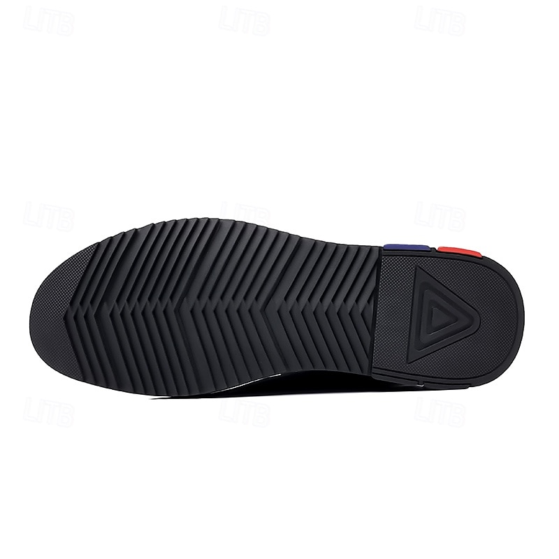 Zapatillas de deporte casuales de invierno para hombre con forro cálido: zapatos altos con cordones impermeables con forro de felpa, suela antideslizante, ideales para exteriores y clima frío 2025 - $59.99 –P3