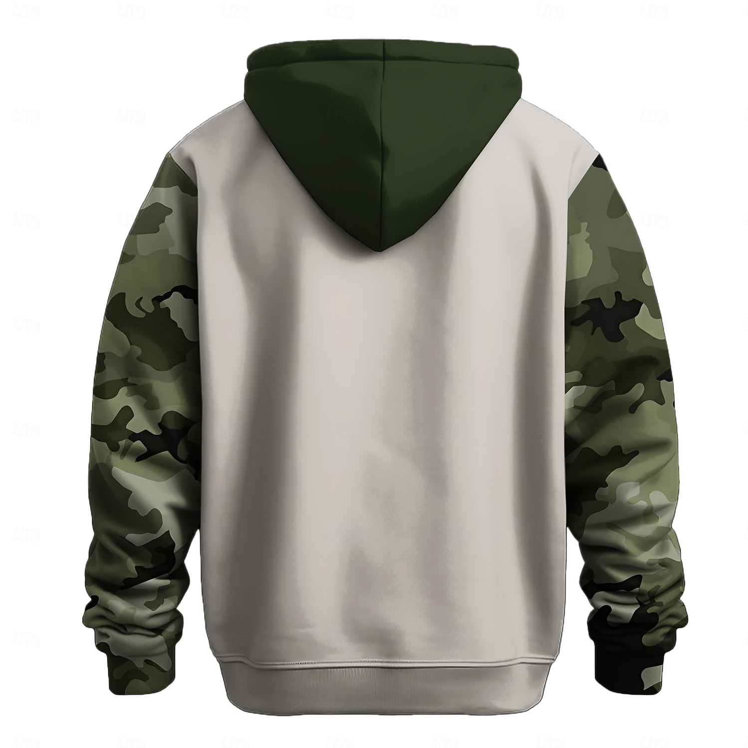 Homens camuflagem Veado Moletons Moletom Moda Legal Manga Longa Gola Redonda Festa Caça Marron Verde Com Cordão Outono Inverno Designer de 2025 por $29.99 –P3