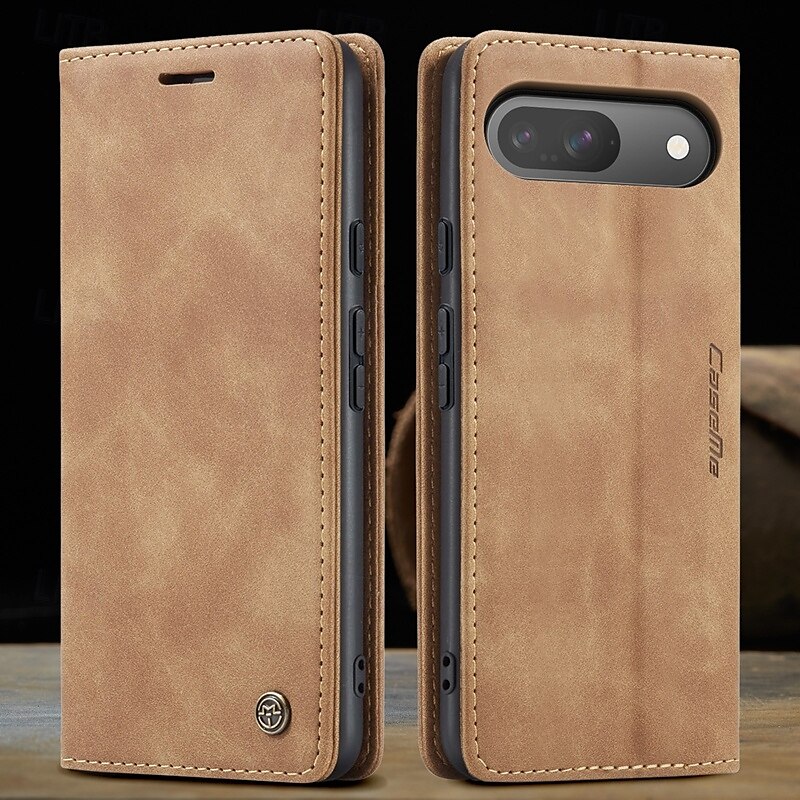 telefon Carcasă Pro Google Pixel 9 Pro Pixel 9 Pro XL Pixel 8 Pro Pixel 8 Pixel 9 Pixel 7 Pixel 7 Pro Pixel 6 Pixel 6 Pro Flip Cover se stojánkem Magnetické Slot pro kartu Retro TPU PU kůže 2025 - $17.99 –P9