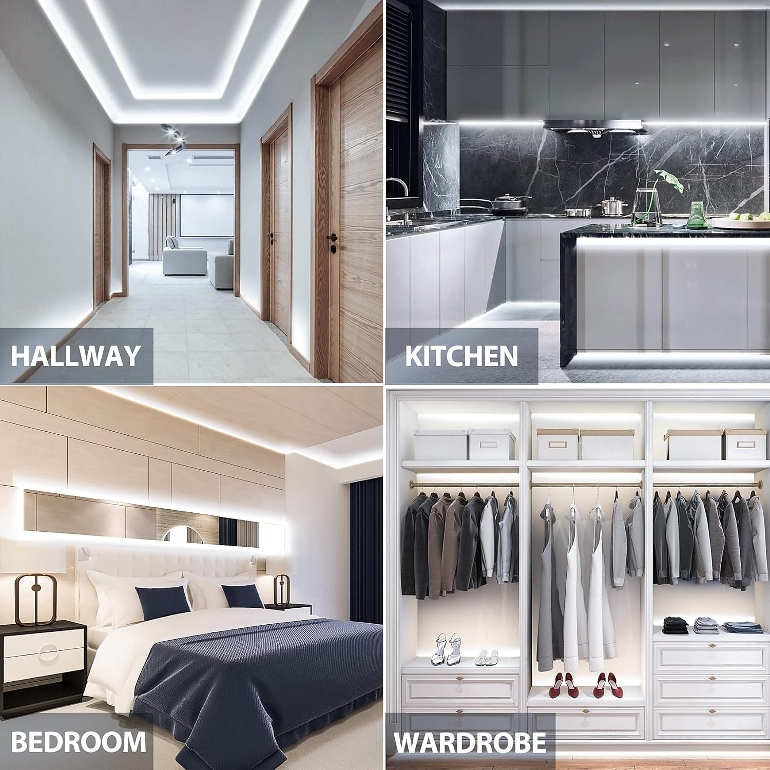 COB LED Vanity Mirror Light Kit, 1-4M/3.2-13ft 420LED/m Adjustable Strip Light, Dimmer & Power Supply COB Strip Lights for Mirror, Closet, Kitchen, Cabinet Lighting 2025 - $23.99 –P9