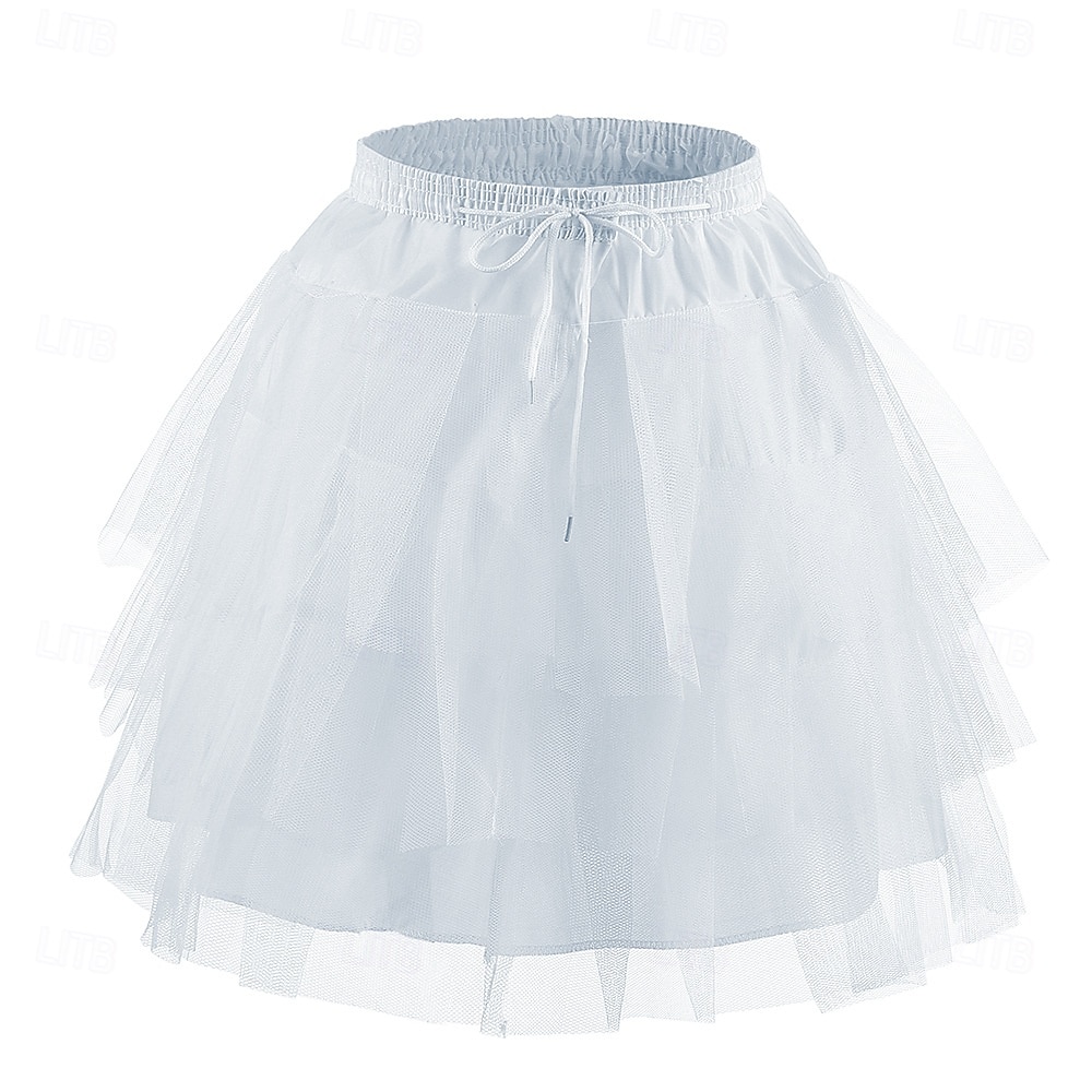 1950er Prinzessin Reifrock Krinoline Unterrock Tüllrock Einfarbig Damen Maskerade Veranstaltung / Fest Abschlussball Junggesellinnenabschiedsparty Erwachsene Rock 2025 - $12.49 –P2