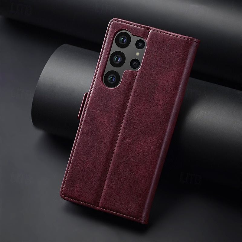 телефон Кейс для Назначение SSamsung Galaxy S24 S24 Ultra Plus S24 ФЭ S23 S22 S21 S20 Ultra Plus FE A54 A34 A14 А53 A52 Samsung A13 5G Откидная крышка со стендом Магнитный Разъем для карты Ретро 2025 - $18.99 –P1