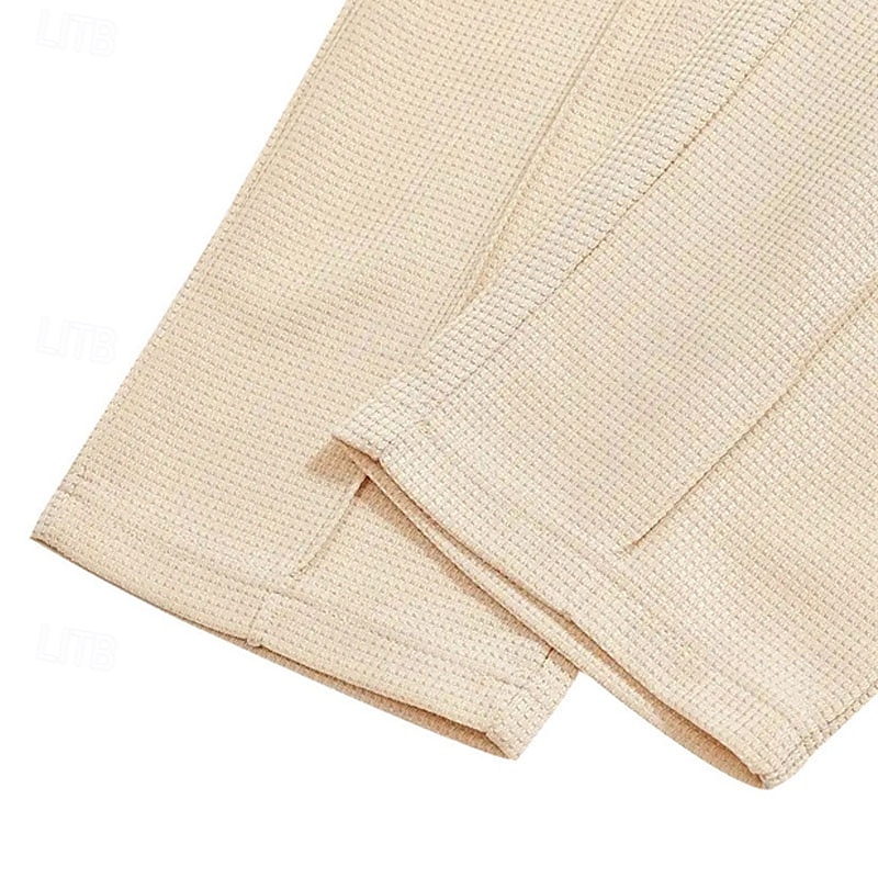 Miesten Vohveli poolopaidat Quarter Zip Polo Päivittäin Pyhäpäivä Neljänneksen postinumero Pitkähihainen Muoti Moderni Tavallinen 2-osainen 봄 & Syksy Normaali Musta Valkoinen Sininen Khaki Vaalean 2025 - $34.99 –P4