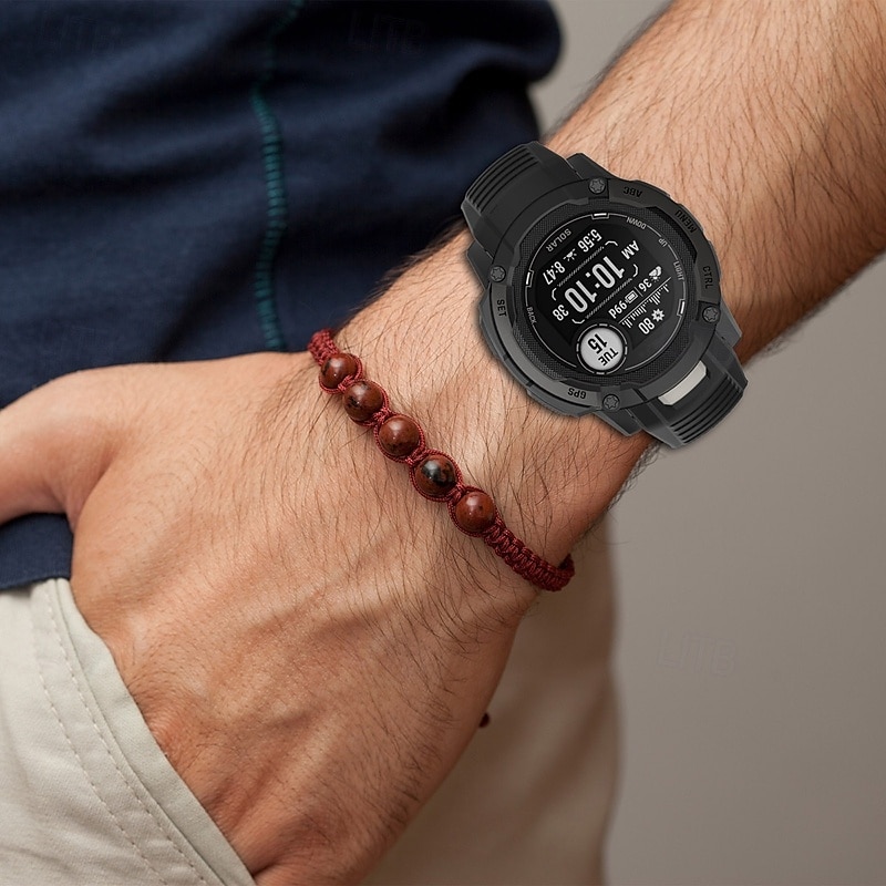 Cinturino per orologio  per Garmin Instinct 2X Silicone Sostituzione Cinghia Regolabili Cinturino sportivo Polsino del 2025 a $16.99 –P2