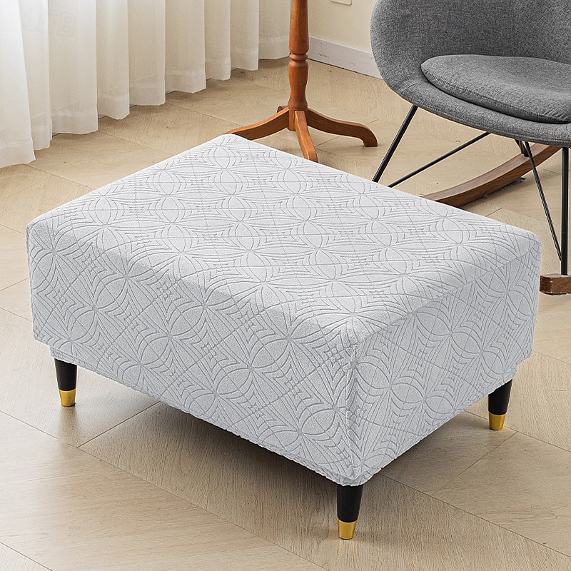 Copri pouf quadrato, copri pouf spesso ed elastico di grandi dimensioni per pouf quadrati di grandi dimensioni, copri mobili extra large e copri poggiapiedi per l'arredamento del soggiorno del 2025 a $12.49 –P12