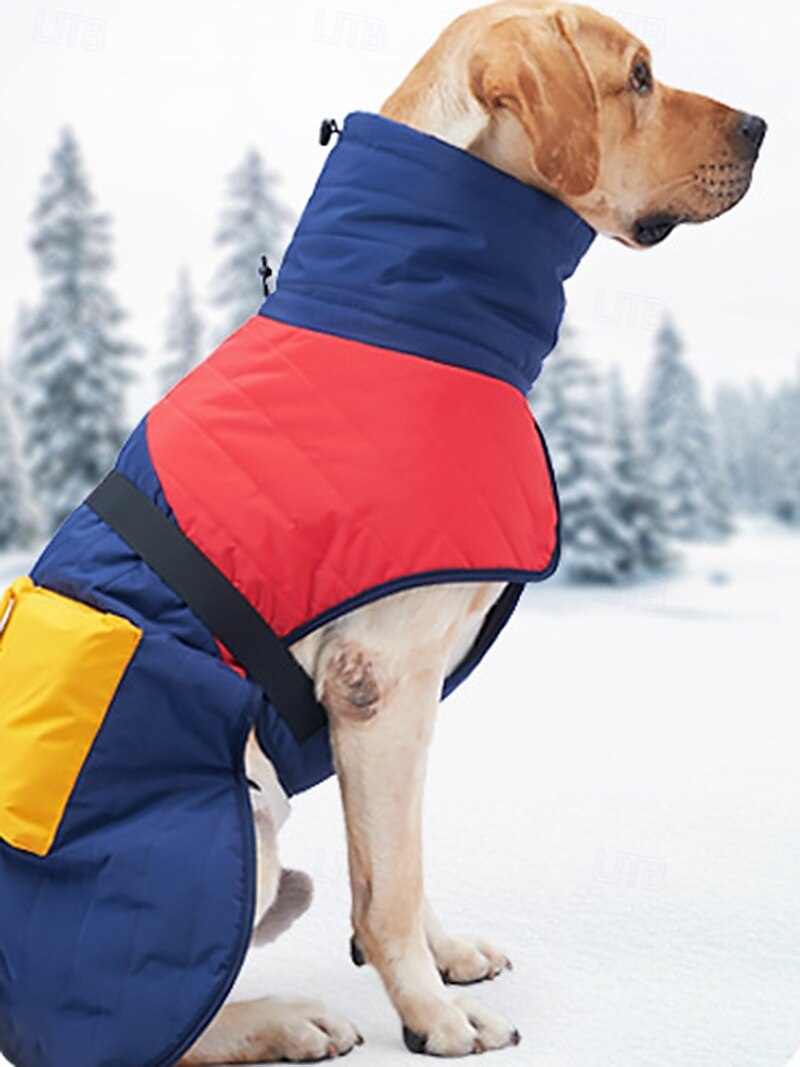 Câini Haine Puffer Jack Jachetă din lână Iarnă Impermeabil Cald Comfortabil În aer liber Interior homewear Mediu Mare 2025 - $28.99 –P3