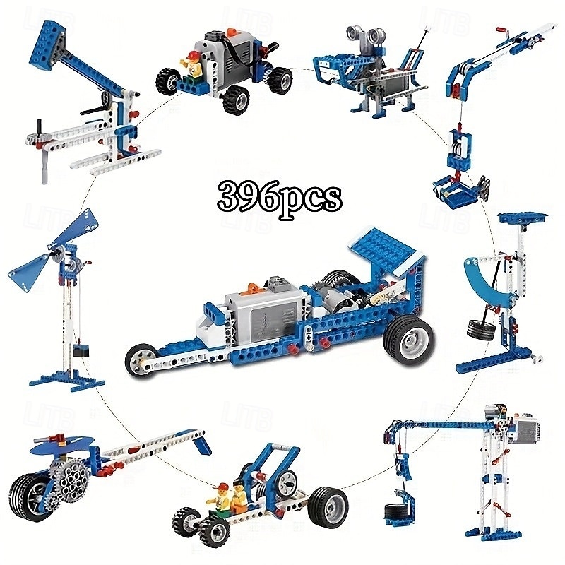 Конструкторы Модель автомобиля 396 pcs совместимый Пластиковый корпус Legoing Творчество Декомпрессионные игрушки Взаимодействие родителей и детей для ребенка Игрушки Подарок 2025 - $68.99 –P1