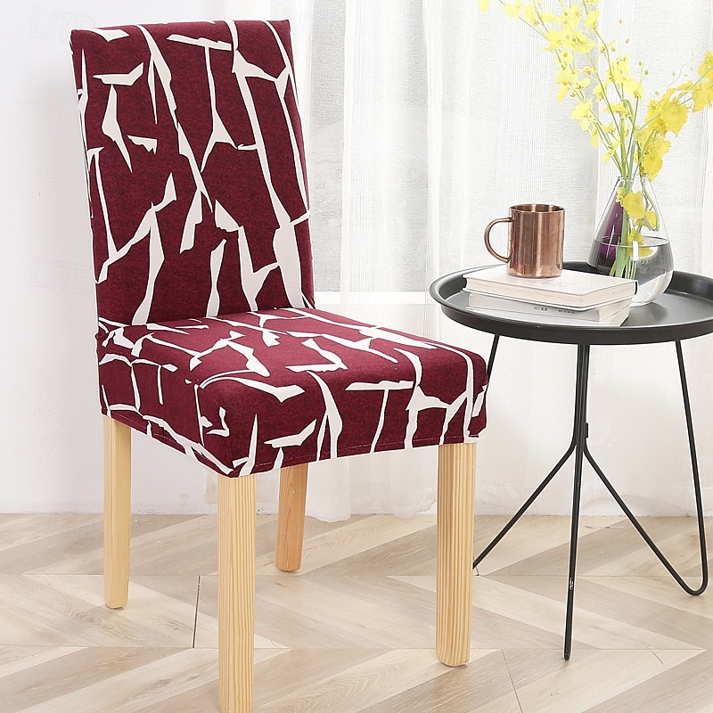 Funda elástica para silla de comedor, funda elástica y duradera para silla de comedor con respaldo alto, ideal para proteger y refrescar las sillas de comedor, agrega comodidad y estilo a la decoración de su comedor 2025 - $10.99 –P16