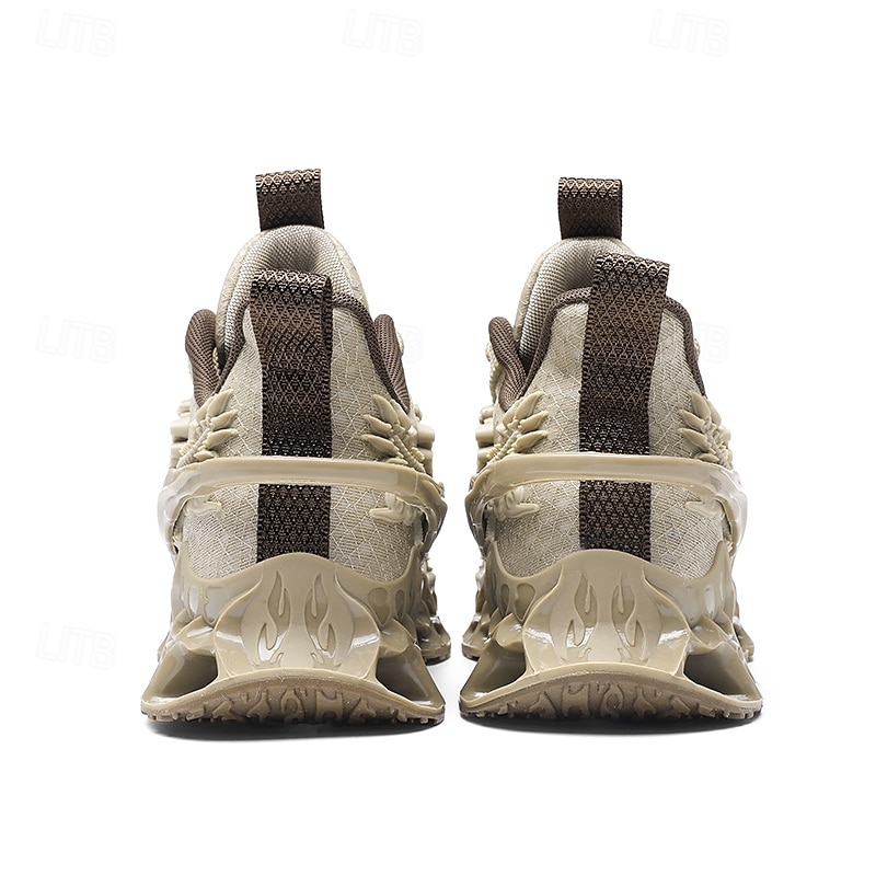 scarpe da ginnastica sportive leggere da uomo a tema drago – design unico della suola scolpita, scarpe da corsa traspiranti e comode per lo sport e lo street style del 2025 a $54.99 –P4