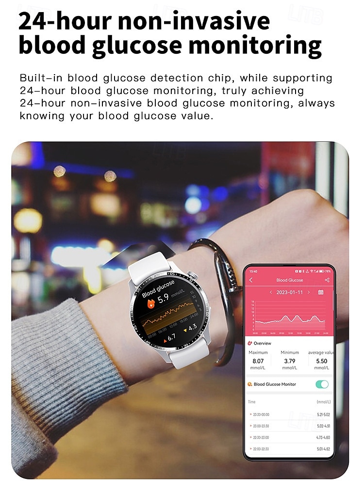 F207 Slimme horloge 1.35 inch(es) Smart horloge Bluetooth Temperatuurbewaking Stappenteller Gespreksherinnering Compatibel met: Android iOS Dames Heren Lange stand-by Handsfree bellen Waterbestendig 2025 - $62.99 –P4