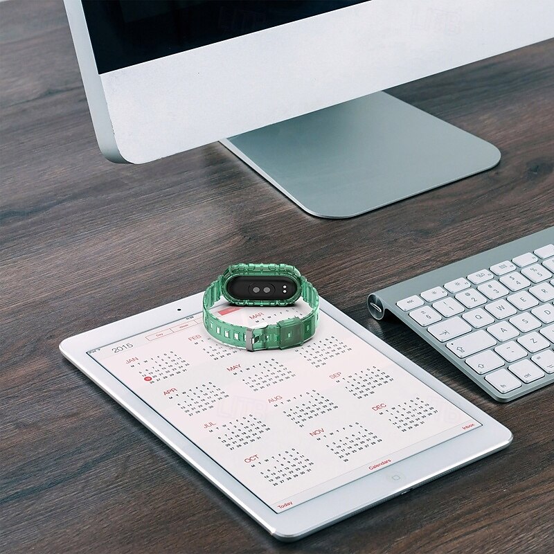 Älykäs ranneke Yhteensopiva Xiaomi Mi Band 8 Älykello Hihna Säädettävä Solo Loop Urheiluhihna Korvaus Ranneke 2025 - $12.99 –P5