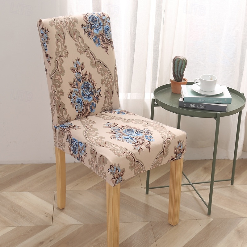 Funda elástica para silla de comedor, funda elástica y duradera para silla de comedor con respaldo alto, ideal para proteger y refrescar las sillas de comedor, agrega comodidad y estilo a la decoración de su comedor 2025 - $10.99 –P20